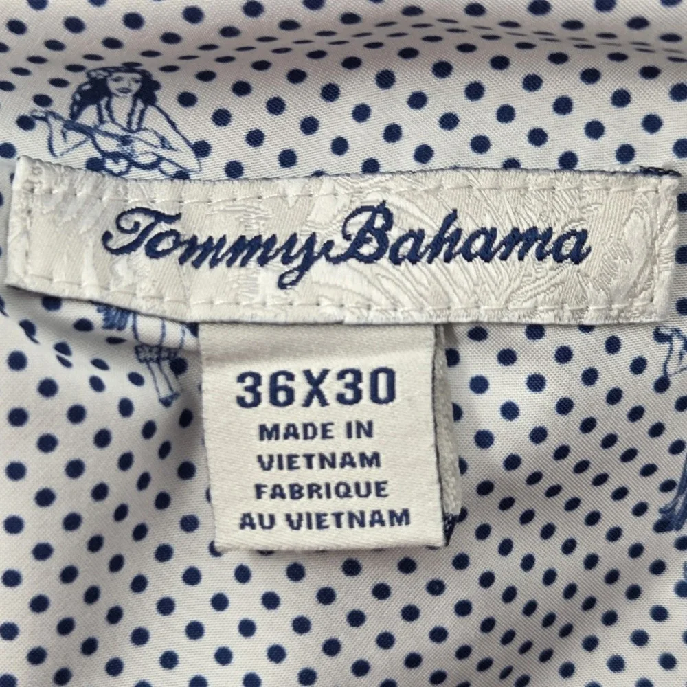 Tommy Bahama Men's 36x30 Gray Performance Pants 5-Pocket Stretch Golf Beach